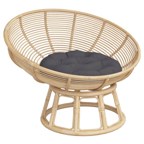 vidaXL Okrugli jastuk antracit &Oslash; 60 x 11 cm od tkanine Oxford