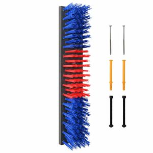 vidaXL Četke za goveda Crvena i plava 50 x 10 x 6.5 cm