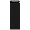 vidaXL Konzolna stolica Crni hrast 80 x 30 x 80 cm Konstruirano drvo