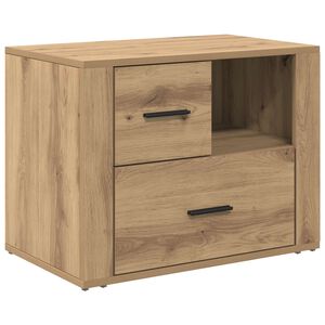vidaXL Noćni ormar Umjetnički hrast 35 x 60 x 50 cm Konstruirano drvo