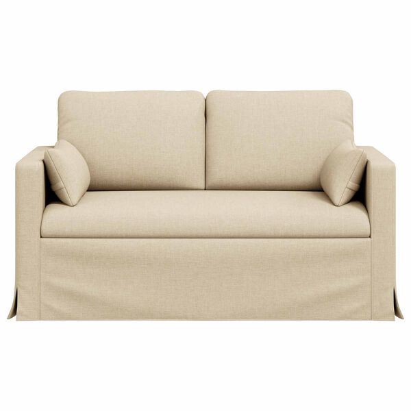 vidaXL Sofa Krema Sveukupne dimenzije: 139 x 78 x 80 cm (&Scaron; x Dub x V)