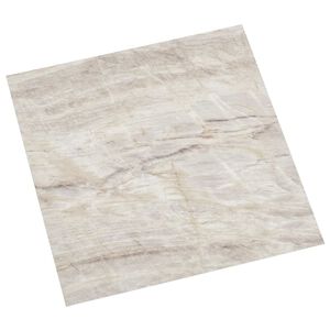 vidaXL Samoljepljive Pločice za Pod 30,5 x 30,5 cm 20 pcs PVC Bež