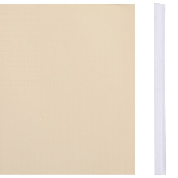 vidaXL Vrtni zasloni za privatnost 4 kom PVC 35 x 0,19 m krem