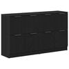 vidaXL Kreveta 2 pcs Crni hrast 60 x 30 x 70 cm Konstruirano drvo