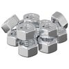 vidaXL &Scaron;esterokutne žižak matice 3913 pcs Srebrno Metal