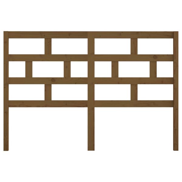 vidaXL Uzglavlje za krevet boja meda 166 x 4 x 100 cm masivna borovina