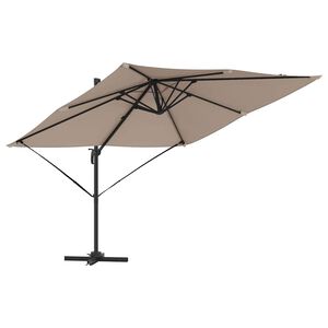 vidaXL Roma Suncobran 286 x 284 x 265 cm Aluminij i poliester
