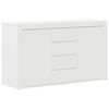 vidaXL Kreveta s ladicama Bijelo 120 x 36 x 69 cm Konstruirano drvo