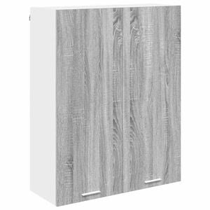 vidaXL Viseći ormarić Siva Sonoma 80 x 31 x 100 cm Konstruirano drvo
