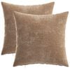 vidaXL Presvlaka za jastuk 2 pcs HEERLEN Smeđa 40 x 40 cm