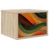 vidaXL Wall-mounted noćni ormarić BONN Hrast sonoma 36 x 33 x 25 cm