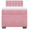 vidaXL Box spring krevet s madracem ružičasti 80 x 200 cm bar&scaron;unasti