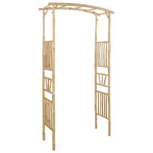 vidaXL Vrtni Luk Prirodna 110 x 40 x 205 cm Bambus