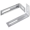 vidaXL Nosač protiv prevrtanja 2 Srebrno 74,5 x 15 x 32 mm Željezo