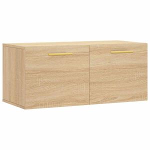vidaXL Zidni ormarić boja hrasta sonome 80x36,5x35cm konstruirano drvo
