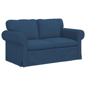 vidaXL Sofa Plava 155 x 82 x 80 cm tkanina