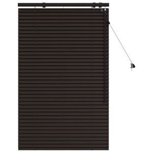 vidaXL Venecijanska roleta Tamno smeđa 90 x 130 cm 35 mm