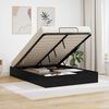 vidaXL Otomanski krevet s pohranom Crni Hrast 203 x 140 x 25 cm
