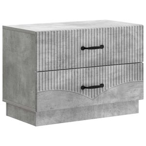 vidaXL Noćni ormar Betonska siva 62 x 34,5 x 44,5 cm Konstruirano drvo