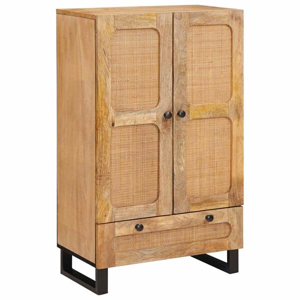 vidaXL Highboard s ladicama Smeđa 40 x 33 x 110 cm Čvrsto drvo manga