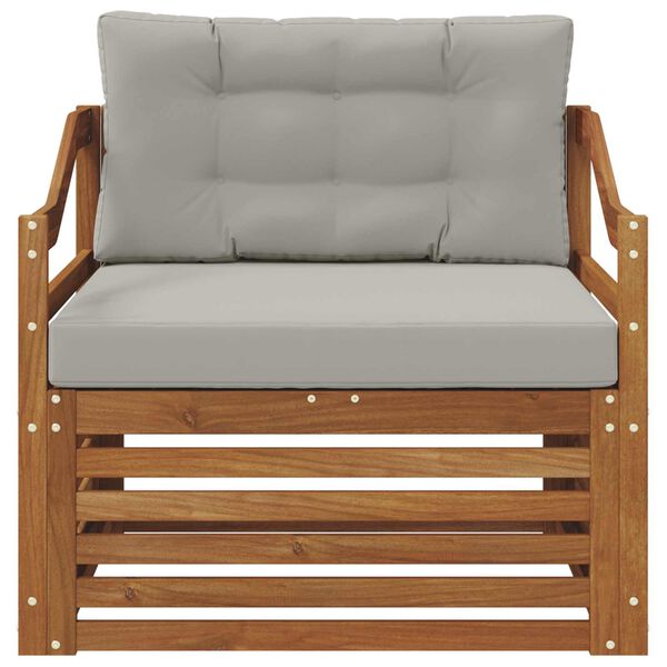 vidaXL Set vanjskih sofa Čvrsto drvo akacije Prirodna