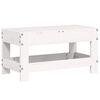 vidaXL Vrtni tabure bijeli 62 x 30 x 32 cm od masivne borovine