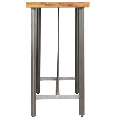 vidaXL Barski stol od masivne reciklirane tikovine 120 x 58 x 106 cm