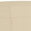 vidaXL 3-dijelni set sofa s jastucima krem od mikrovlakana