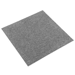 vidaXL Tepih 20 kom. Siva 50 x 50 cm 100% Polipropilen