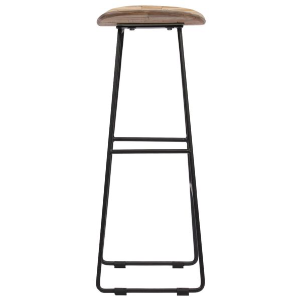 vidaXL Barske stolice od obnovljene tikovine 4 kom