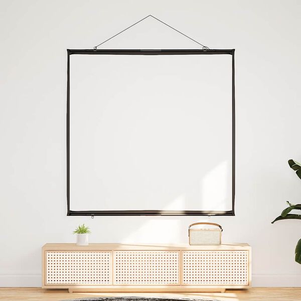 vidaXL Viseće projekcijsko platno od 67 inča 1:1