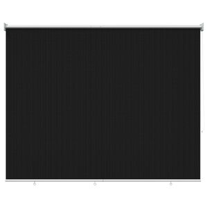 vidaXL Vanjska roleta 90% blokada UV zraka Crna 200 x 140 cm HDPE