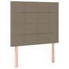 vidaXL Uzglavlje boje taupe 100x5x118/128 cm tkanina