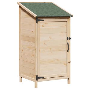 vidaXL Vrtna &Scaron;upa Prirodna 59 x 56 x 113,5 cm Čvrsto drvo jele
