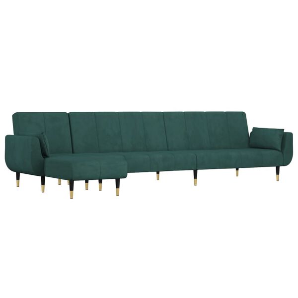 vidaXL 2-dijelni set sofa tamnosivi bar&scaron;unasti