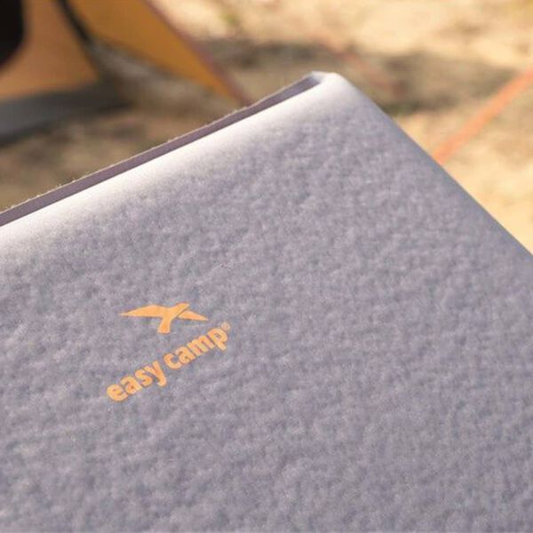 Easy Camp zračni madrac Siesta dvostruki 5 cm sivi