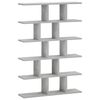 vidaXL Zidna polica Betonska siva 70 x 17 x 101 cm Prerađeno drvo