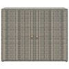 vidaXL Vrtni ormarić za pohranu sivi 100 x 55,5 x 80 cm od poliratana