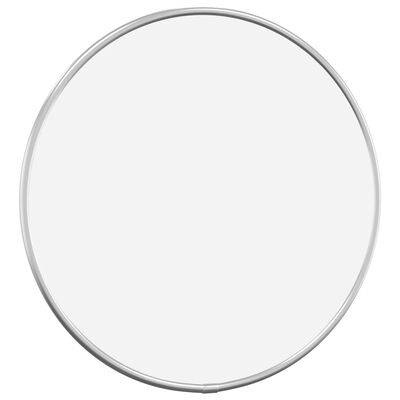 vidaXL Zidno ogledalo srebrno Ø 30 cm okruglo