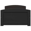 vidaXL Dnevni krevet s 2 ladice bez madraca "IRUN" crni 90x200 cm