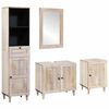 vidaXL Set namje&scaron;taja za kupaonicu 4 pcs Bijelo Konstruirano drvo