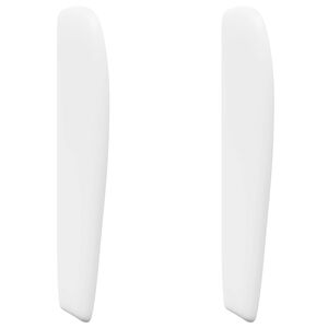 vidaXL U&scaron;i uzglavlja Bijelo PVC
