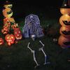 vidaXL Halloween Skelet Bijelo 45,5 x 13 cm Plastika