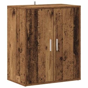 vidaXL Ormarić za cipele staro drvo 60x35x70 cm konstruirano drvo