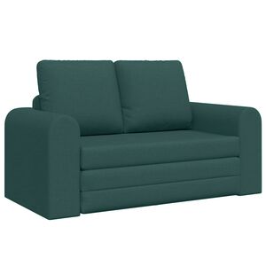 vidaXL Krevet na razvlačenje Tamnozelena 148 x 71 x 83 cm tkanina
