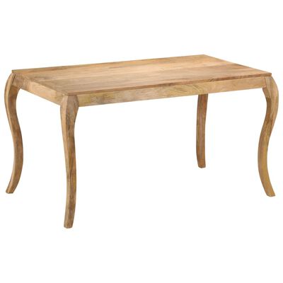 vidaXL Blagovaonski stol od masivnog drva manga 135 x 75 x 76 cm