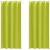 vidaXL Zavjese za blackout s prstenovima 2 kom. Zelena 225 x 140 cm