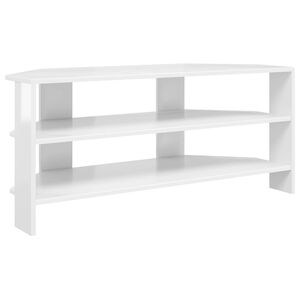 vidaXL KutuskiTVormar 102x40,5x45cm Visoki sjaj bijela