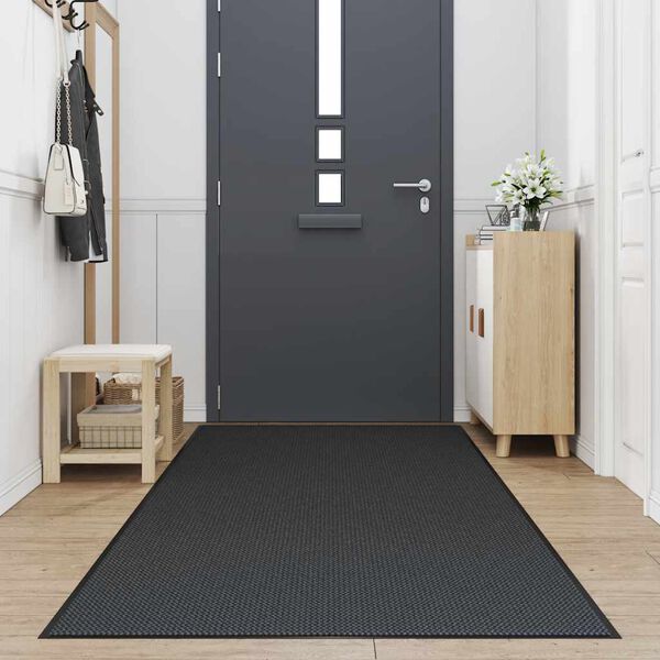 vidaXL Otirač crni 115 x 500 cm