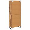 vidaXL Highboard 2 pcs Staro drvo 69,5 x 34 x 180 cm